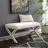 Espey Performance Velvet Bench In Ivory by Modway Furniture