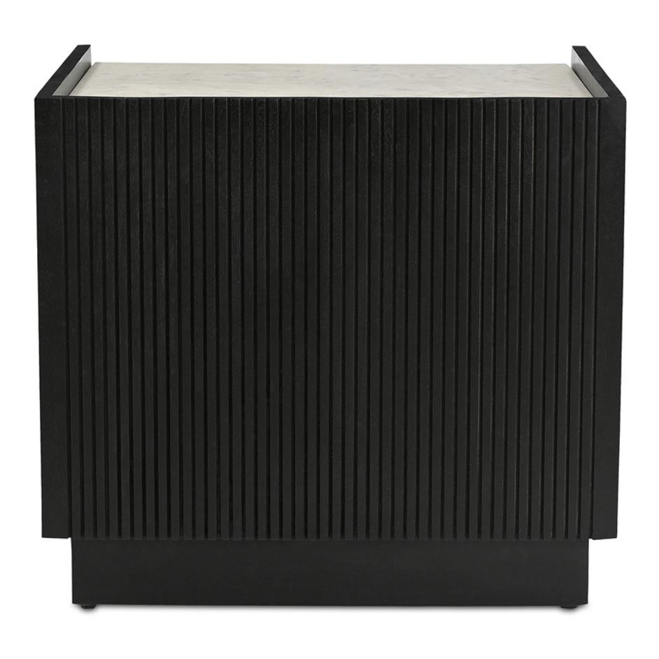 Carter Nightstand Black by Moes Home