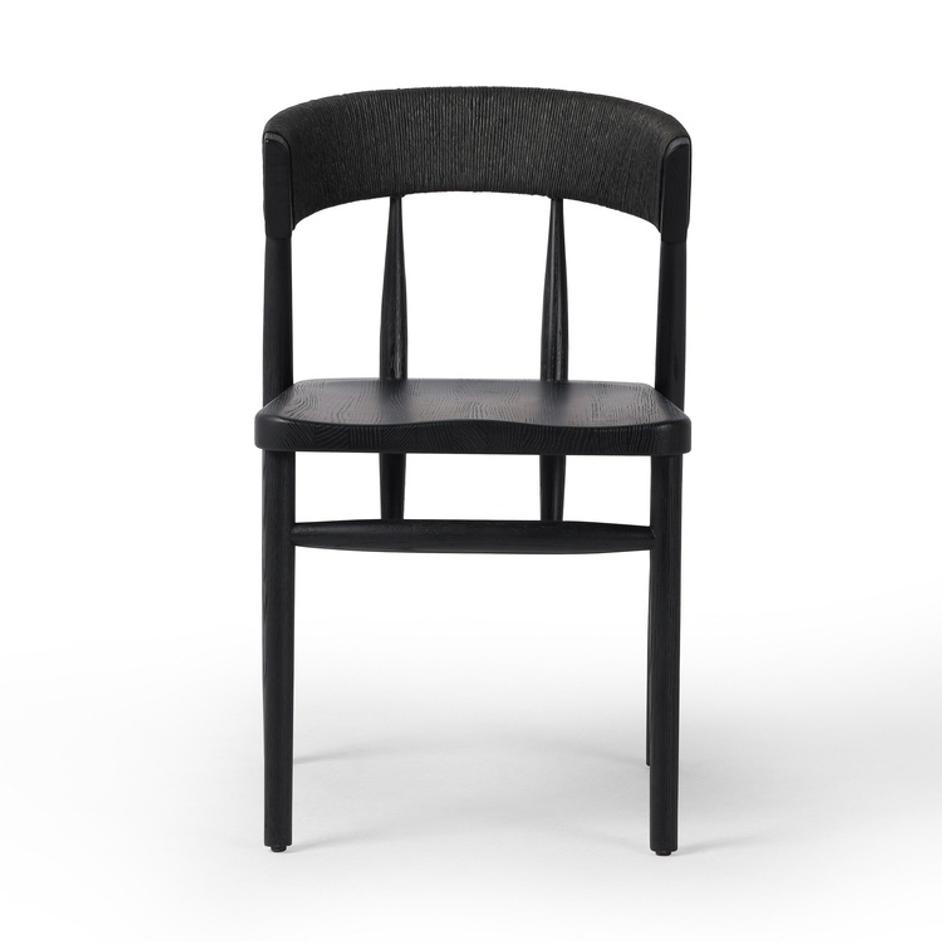 Buxton Dining Chair - Black Rush by Four Hands