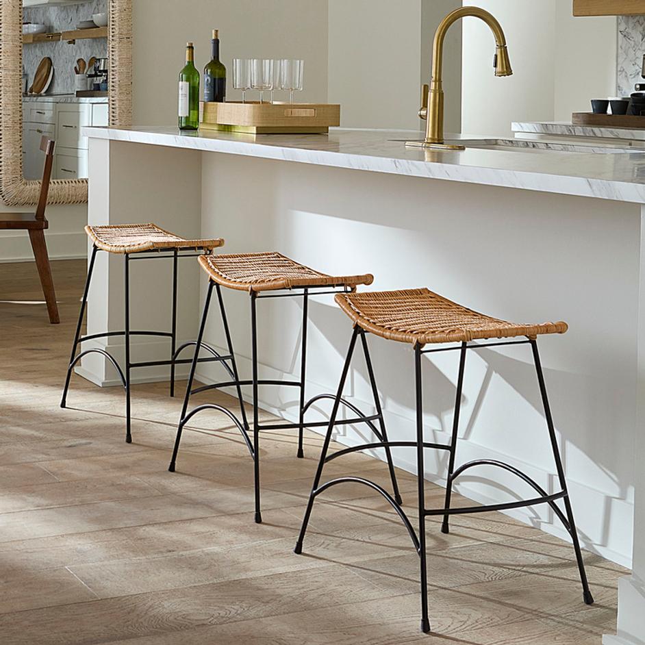 Wing Rattan Counter Stool by Jamie Young