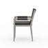 Sherwood Dining Armchair In Grey/Charcoal by FOUR HANDS