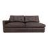 Thurlow Left Arm Facing Sofa Espresso Brown Leather by Moes Home
