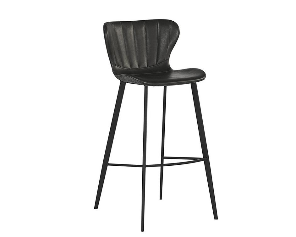 Arabella Barstool - Bravo Portabella / Polo Club Kohl Grey by Sunpan
