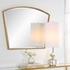 Boundary Gold Arch Mirror by Uttermost