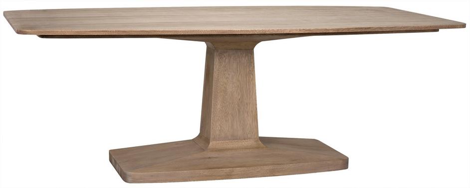 Travis Table, Washed Walnut by Noir Furniture