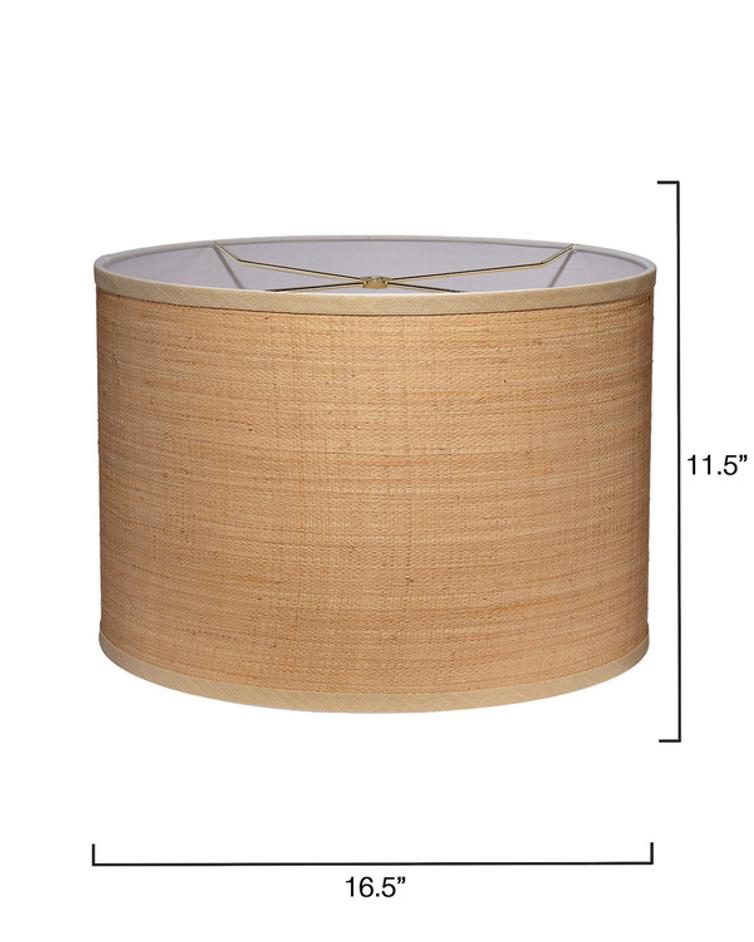 Drum Raffia Shade, Classic by Jamie Young