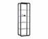 AMBRETTA BOOKCASE - SMALL - BLACK / SMOKE GREY by Sunpan