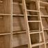 Bane Triple Bookshelf W/ Ladder In Smoked P by FOUR HANDS