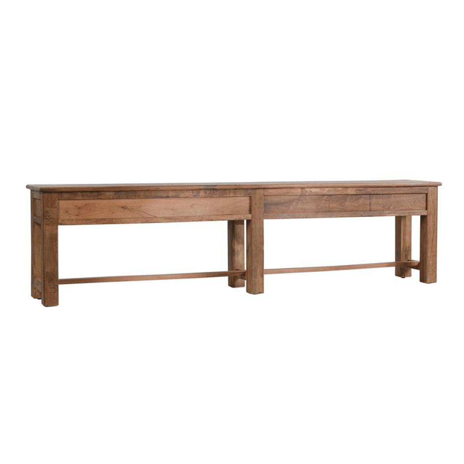 Ezra Reclaimed Wood  6Dwr Console Table by Classic Home