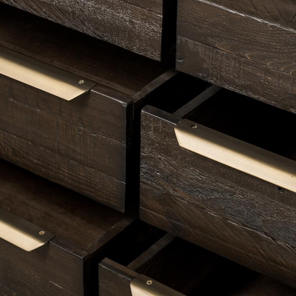 Wyeth 6 Drawer Dresser-Dark Carbon by FOUR HANDS