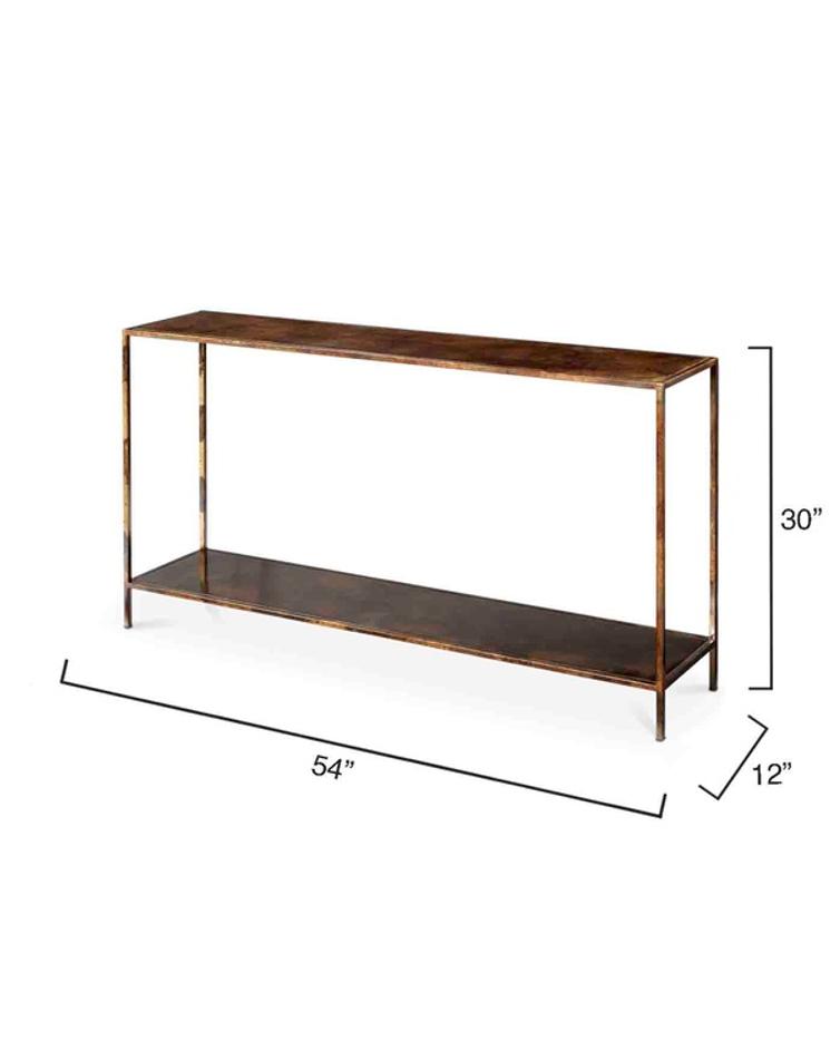 Royal Metal Console Table by Jamie Young