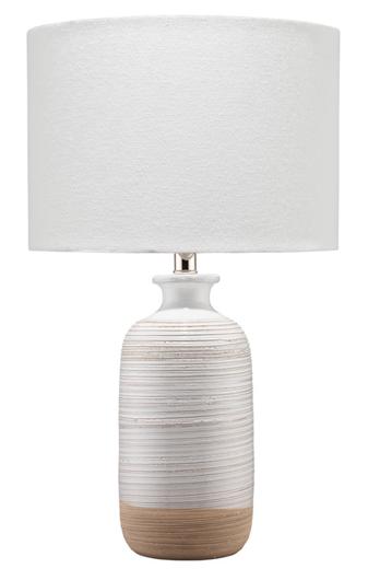 Ashwell Ceramic Table Lamp, White by Jamie Young
