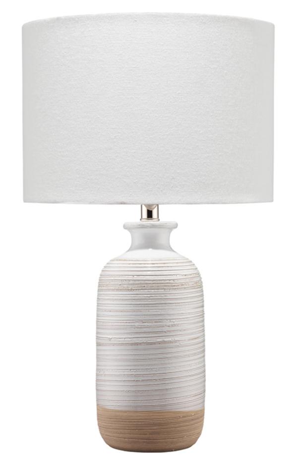 Ashwell Ceramic Table Lamp, White by Jamie Young