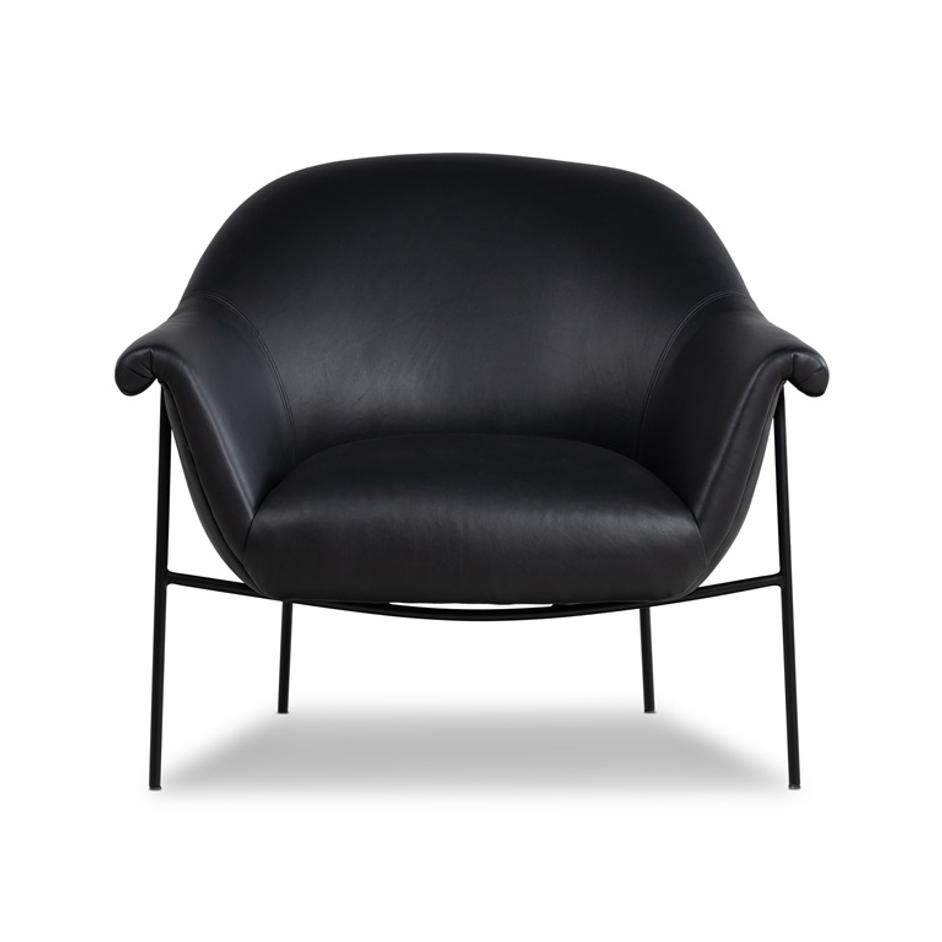 Suerte Chair In Carson Black by FOUR HANDS