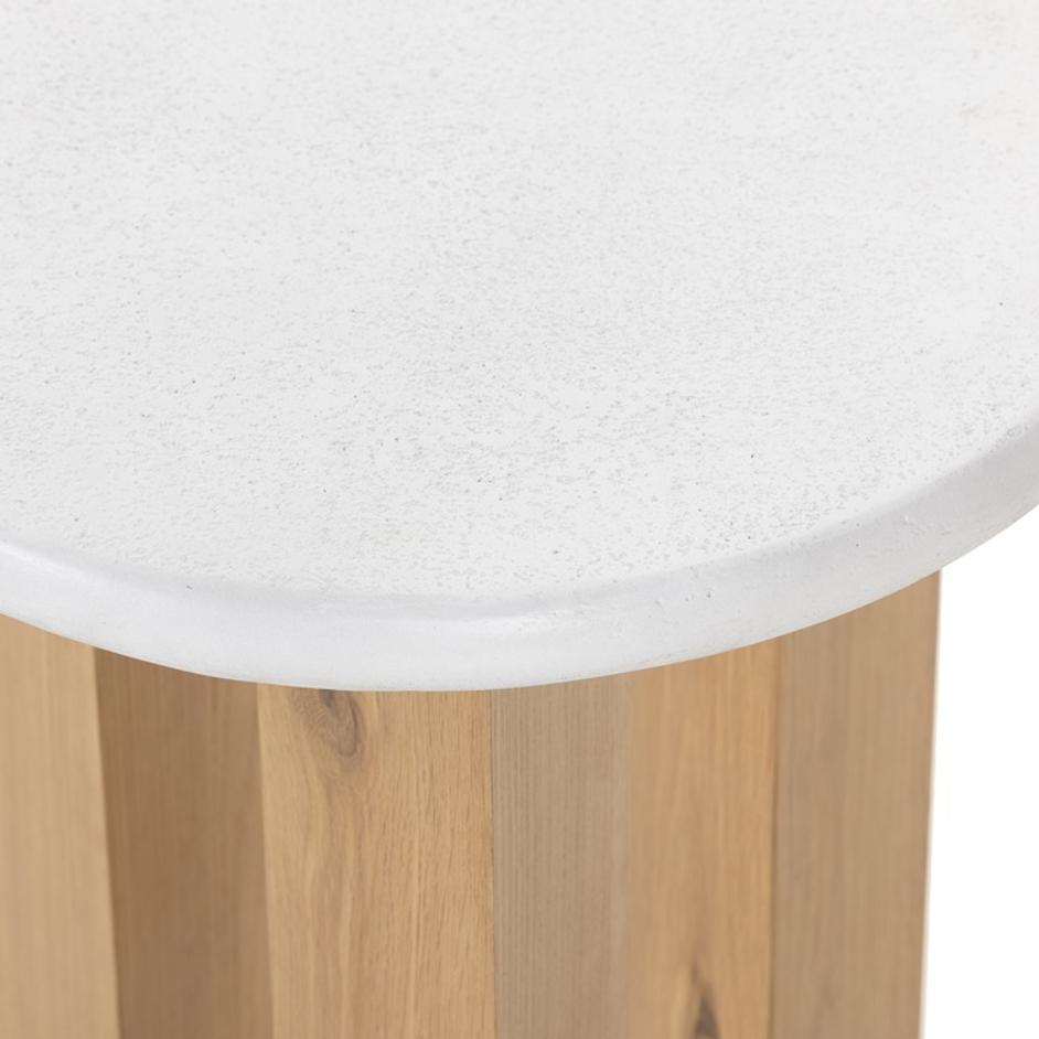 Odin Nightstand In Stucco White by FOUR HANDS