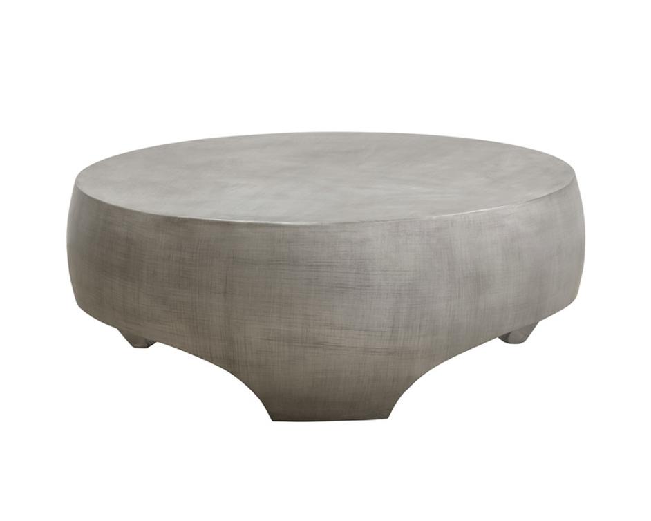 TARSUS COFFEE TABLE - PEWTER by Sunpan