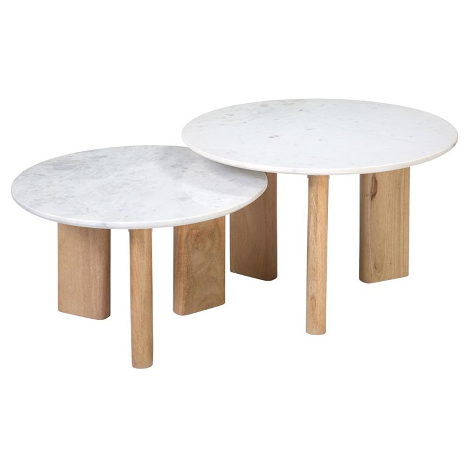 Atria Coffee Table Set of 2 by Curated Collections