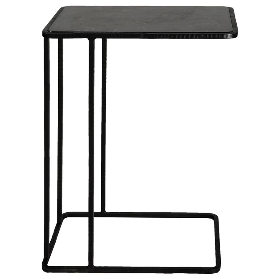 Cavern Stone & Iron Accent Table by Uttermost