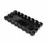 Bliss Large Scalloped Tray - Black by interlude
