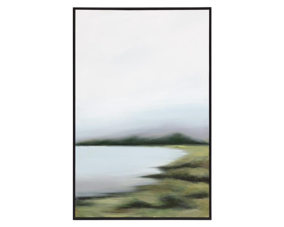 LAKESIDE VIEWS (SET OF 2) - 36" X 48" - BLACK FLOATER FRAME by Sunpan