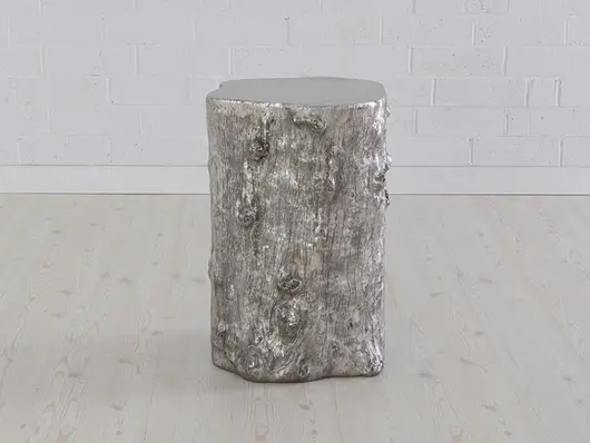 Log Stool, Silver Leaf, MD by PHILLIPS COLLECTION