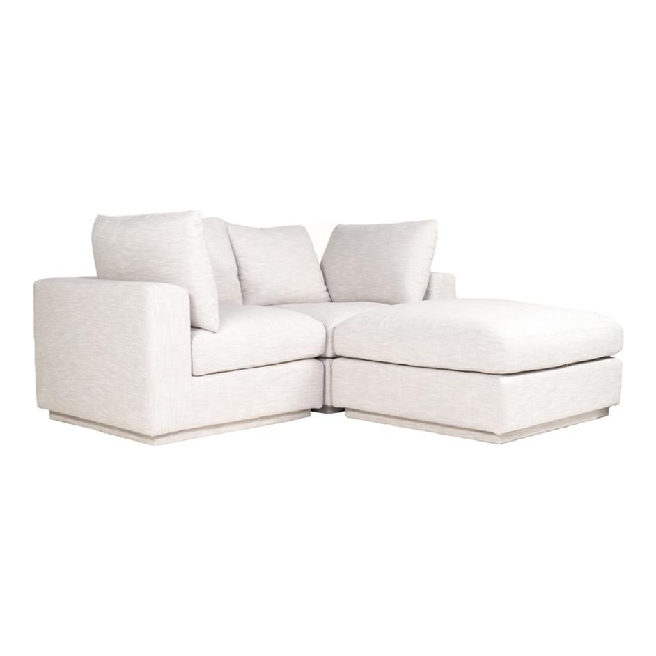 JUSTIN NOOK MODULAR SECTIONAL TAUPE by Moes Home