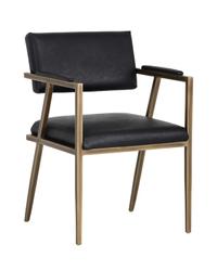 Ventouz Armchair - Vintage Black by Sunpan