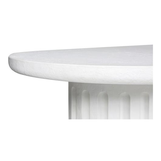 Eris Outdoor Dining Table White by Moes Home