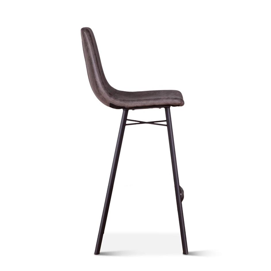 Sam Bar Chair, Charcoal by Home Trends & Design