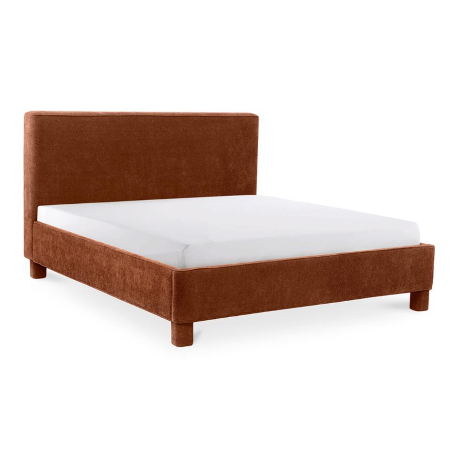 Ichigo Queen Bed Deep Orange by Moes Home