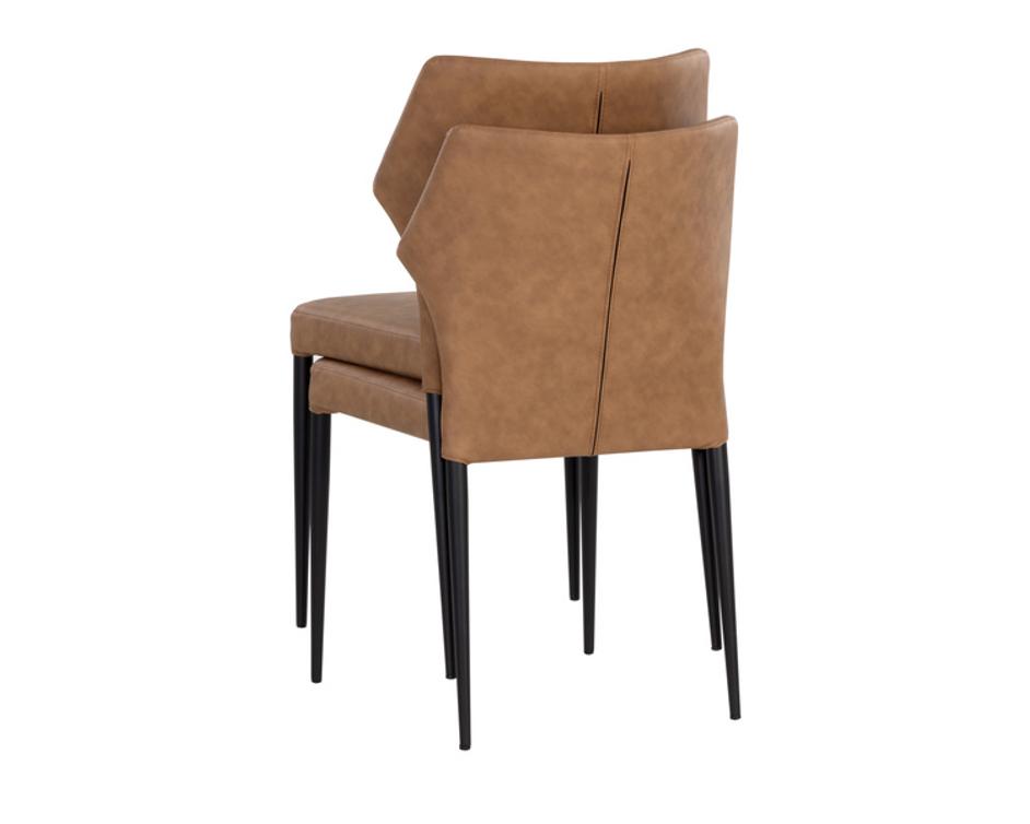 JAMES STACKABLE DINING CHAIR - BOUNCE NUT by Sunpan