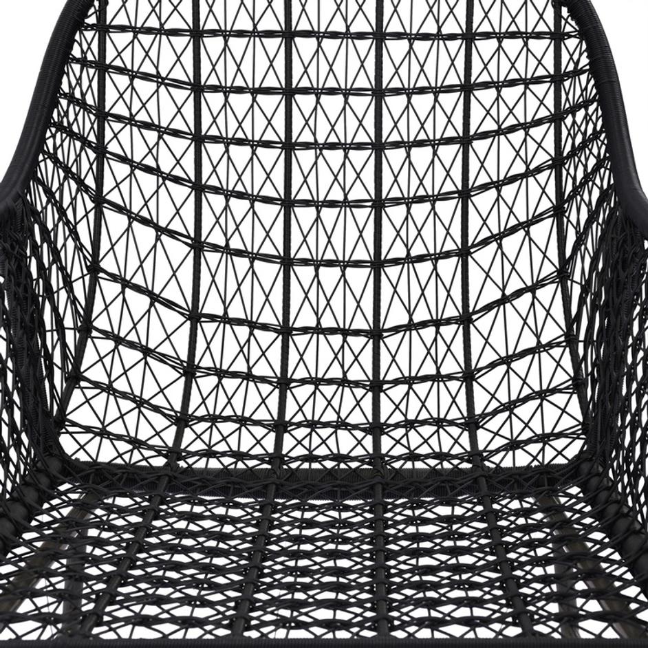 Bandera Outdoor Bar + Counter Stool - Smoke Black by Four Hands