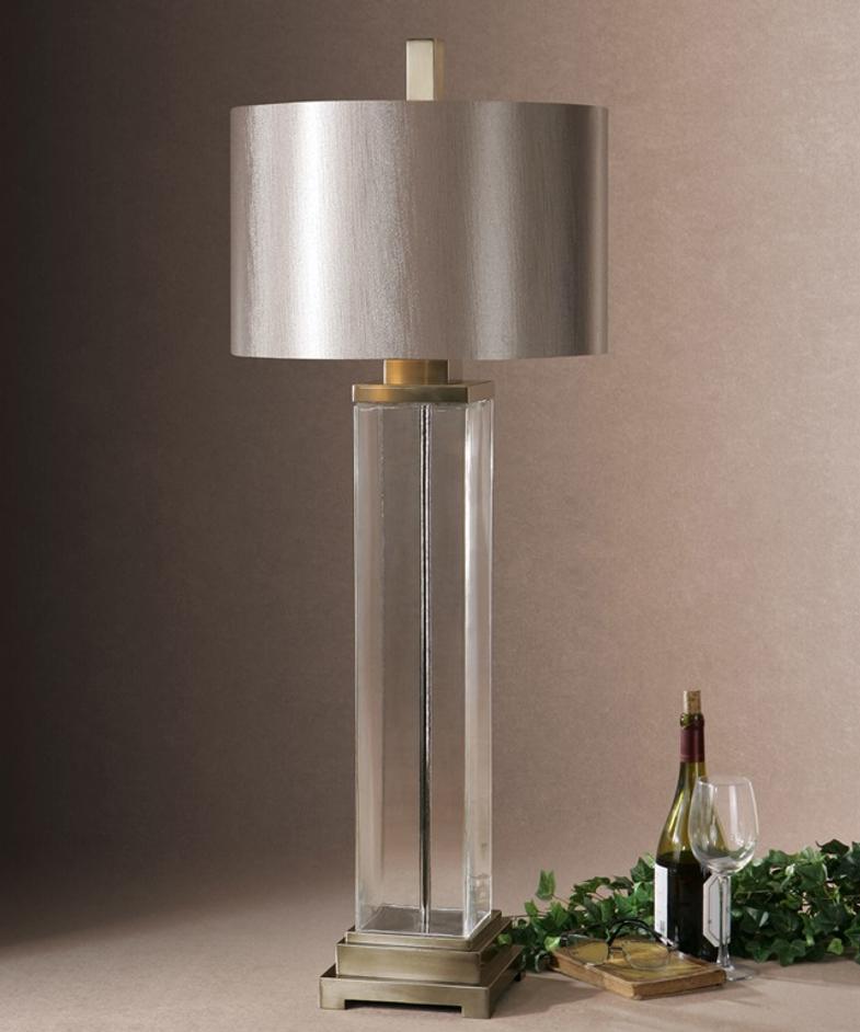 Drustan Clear Glass Table Lamp by Uttermost