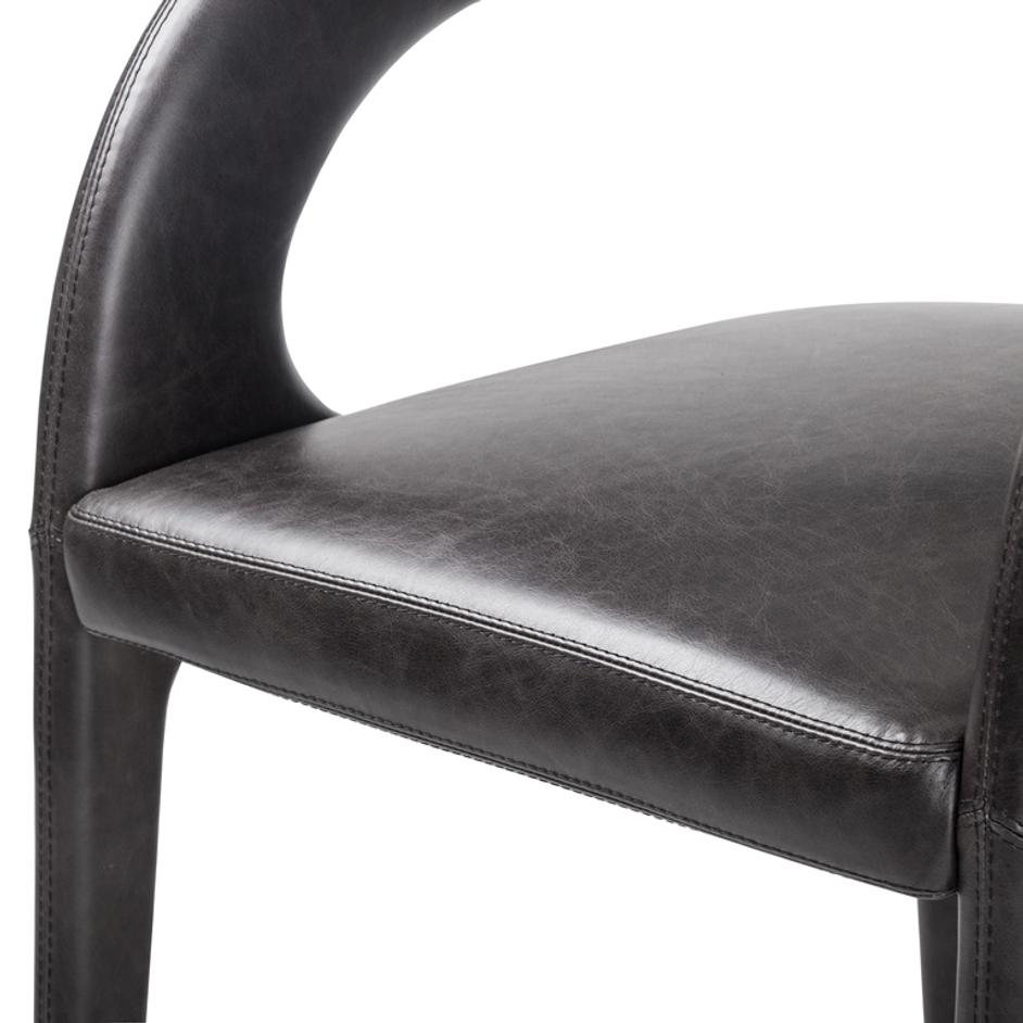 Hawkins Dining Chair In Sonoma Black by FOUR HANDS