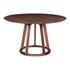 ALDO ROUND DINING TABLE WALNUT by Moes Home