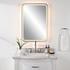 Crofton Lighted Black Vanity Mirror by Uttermost