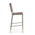 Copenhagen 17" Buffalo Leather and Iron Bar Chair, Brown by Home Trends & Design