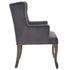 Combest French Vintage Dining Performance Velvet Armchair In Gray by Modway Furniture