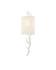 Baneberry Wall Sconce, Left In Gesso White by Currey & Company