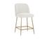 KELTY COUNTER STOOL - GOLD - COPENHAGEN WHITE by Sunpan