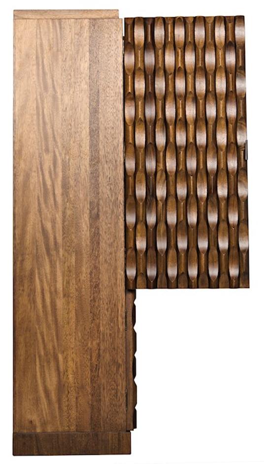 Alameda Hutch, Dark Walnut by Noir Furniture