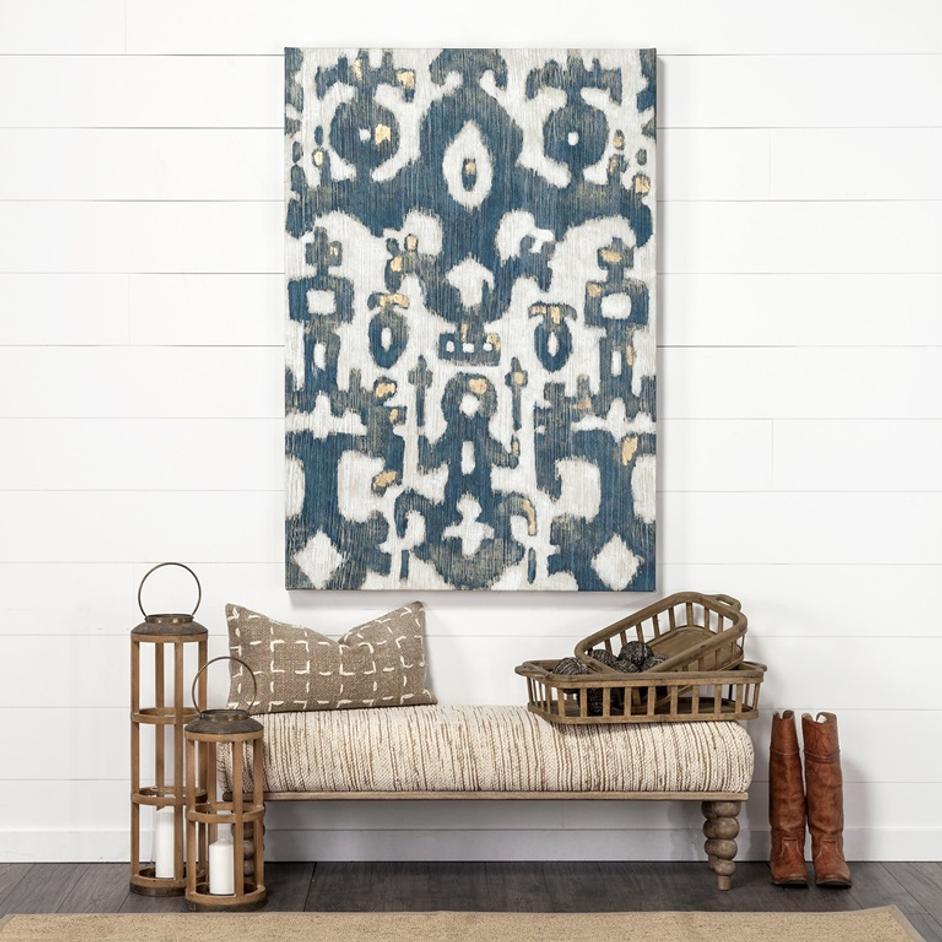 Alder II 55L x 16W Cream Upholstered Seat Wooden Base Accent Bench by Mercana