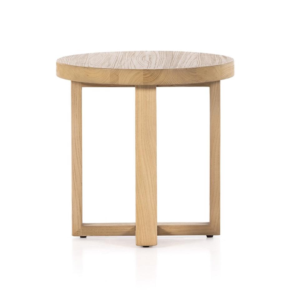 Liad End Table - Natural Nettlewood by Four Hands
