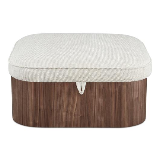 Sonny Ottoman Walnut by Moes Home