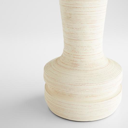 Taras Vase | White- Large by Cyan Design