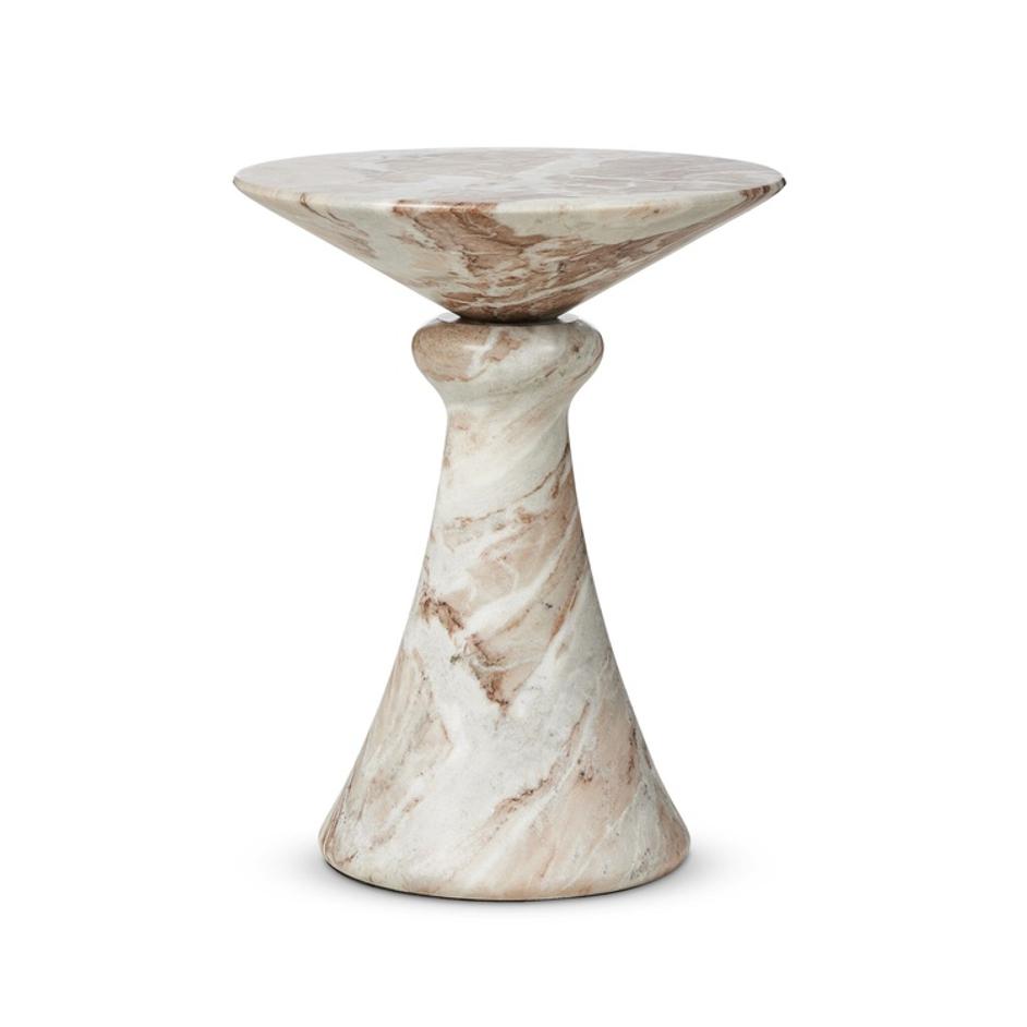 Connie End Table - Sawar Marble by Four Hands
