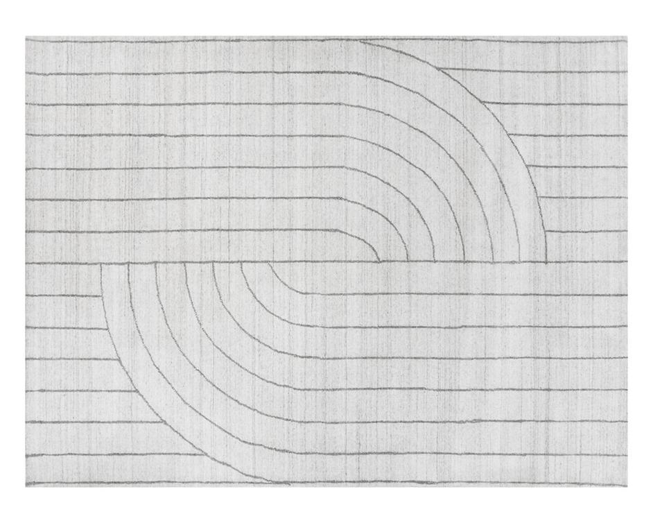 FEZ HAND-LOOMED RUG - IVORY / GREY - 9' X 12' by Sunpan