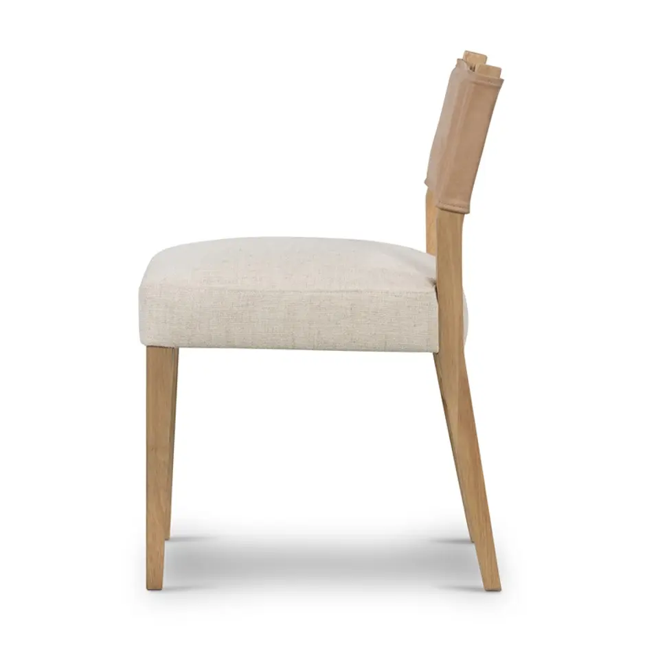 Ferris Dining Chair In Winchester Beige by FOUR HANDS