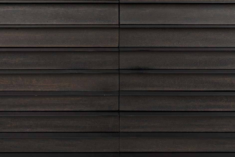 Elevation Sideboard, Ebony Walnut with Steel by Noir Furniture