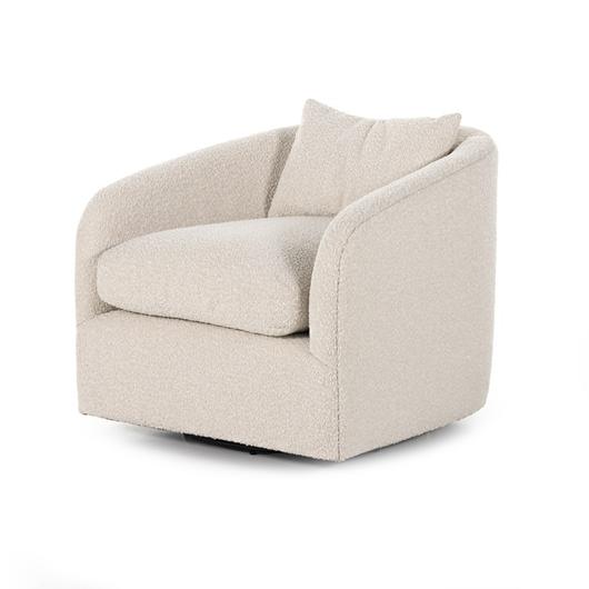 Topanga Swivel Chair In Knoll Natural by FOUR HANDS